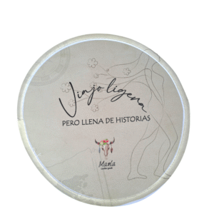 Abanico plegable estuche en cuero Viajo ligera