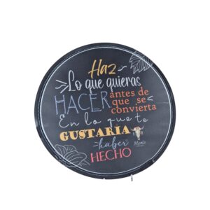 Abanico plegable estuche en cuero Haz lo que quieras